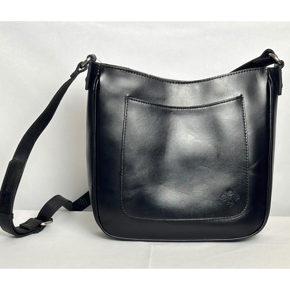 Patricia Nash Black Leather Crossbody Bag Macys Exclusive North South Messenger